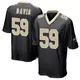 Game Black Men's Jasheen Davis New Orleans Saints Team Color Jersey