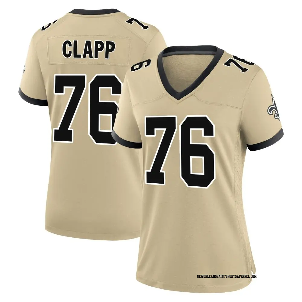 Game Gold Women's Will Clapp New Orleans Saints day s Alternate Jersey