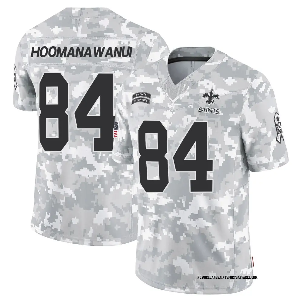 Limited Arctic Camo Men's Michael Hoomanawanui New Orleans Saints 2024 Salute to Service Jersey