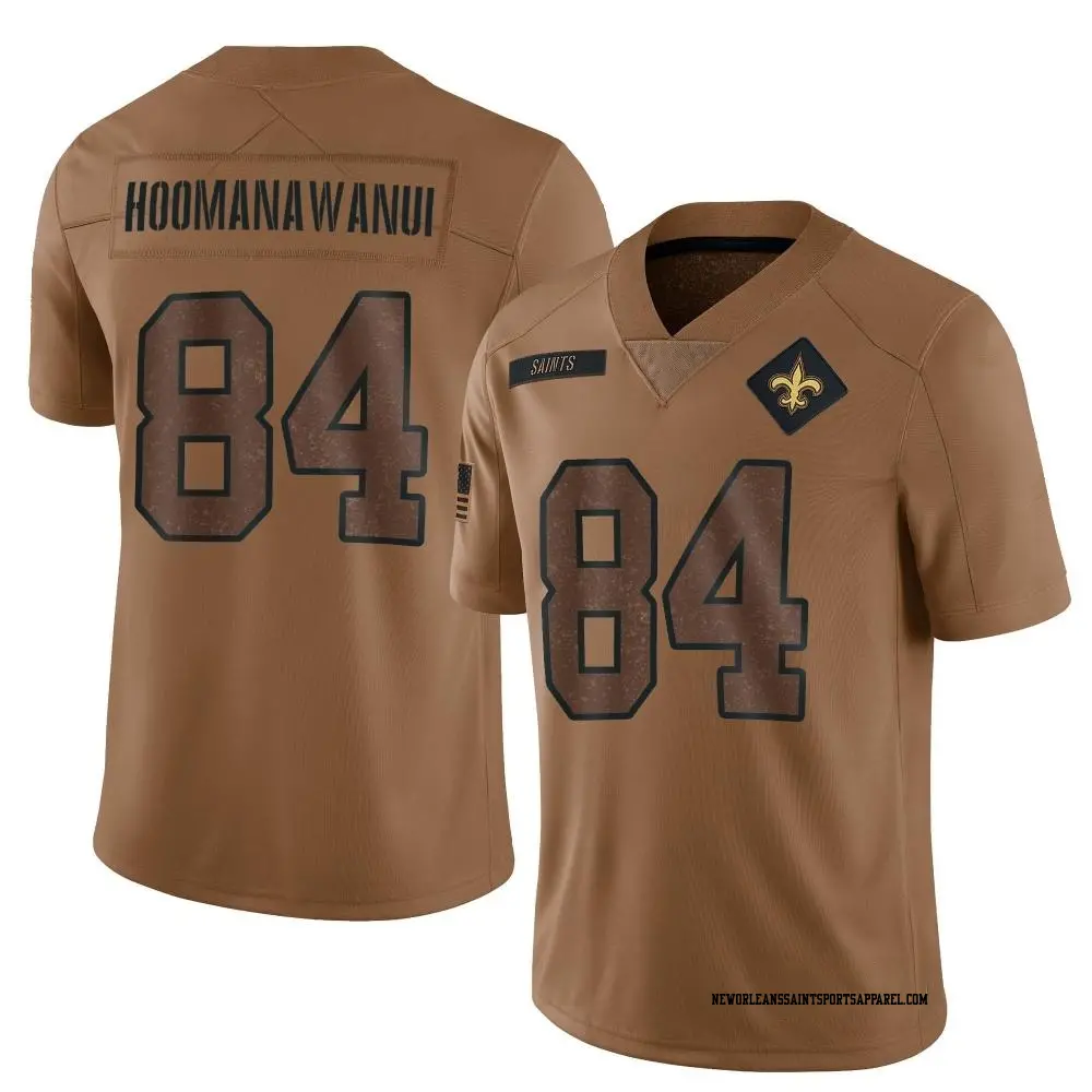 Limited Brown Youth Michael Hoomanawanui New Orleans Saints 2023 Salute To Service Jersey