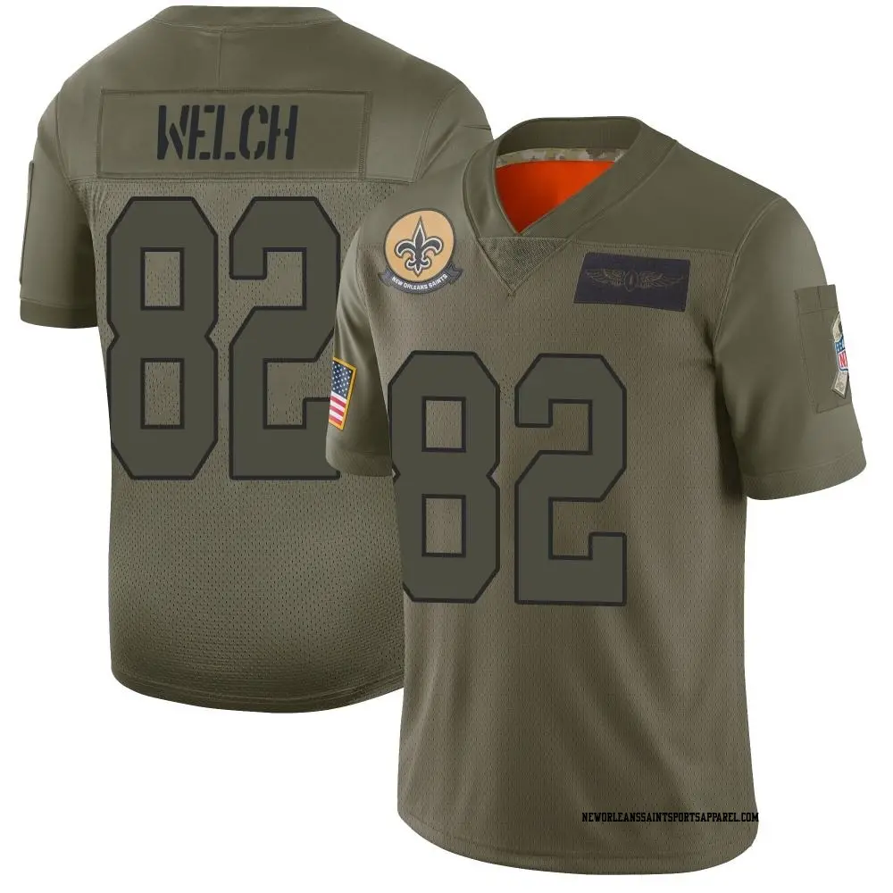 Limited Camo Men's Treyton Welch New Orleans Saints 2019 Salute to Service Jersey
