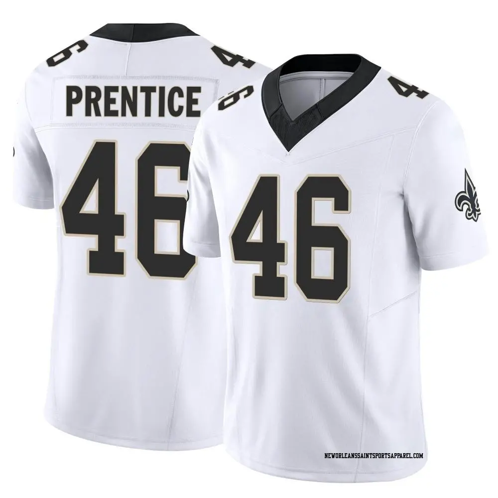 Limited White Men's Adam Prentice New Orleans Saints Vapor F.U.S.E. Jersey