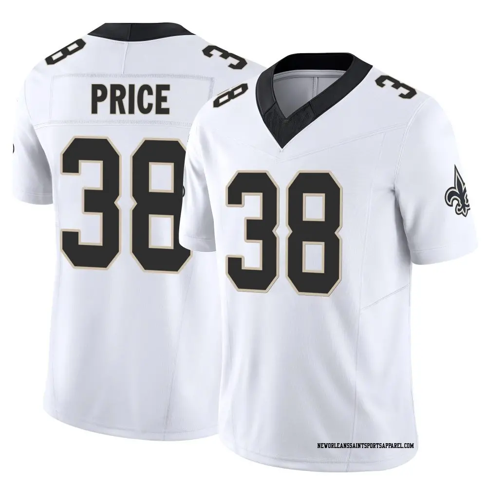 Limited White Men's Jayden Price New Orleans Saints Vapor F.U.S.E. Jersey