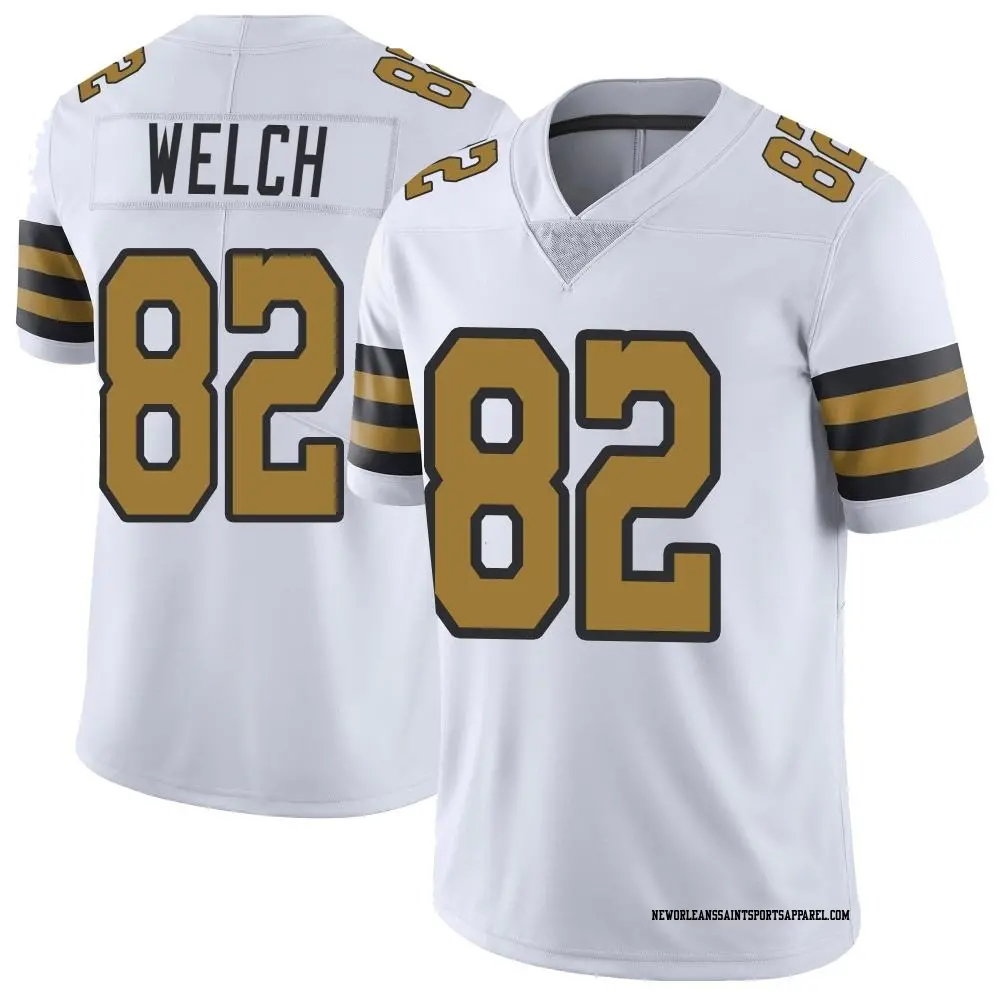 Limited White Men's Treyton Welch New Orleans Saints Color Rush Jersey