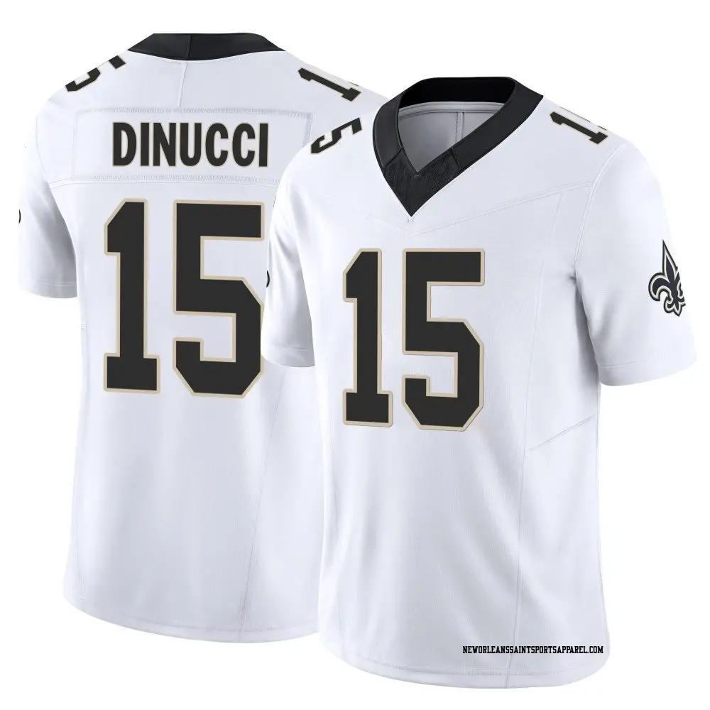 Limited White Youth Ben DiNucci New Orleans Saints Vapor F.U.S.E. Jersey