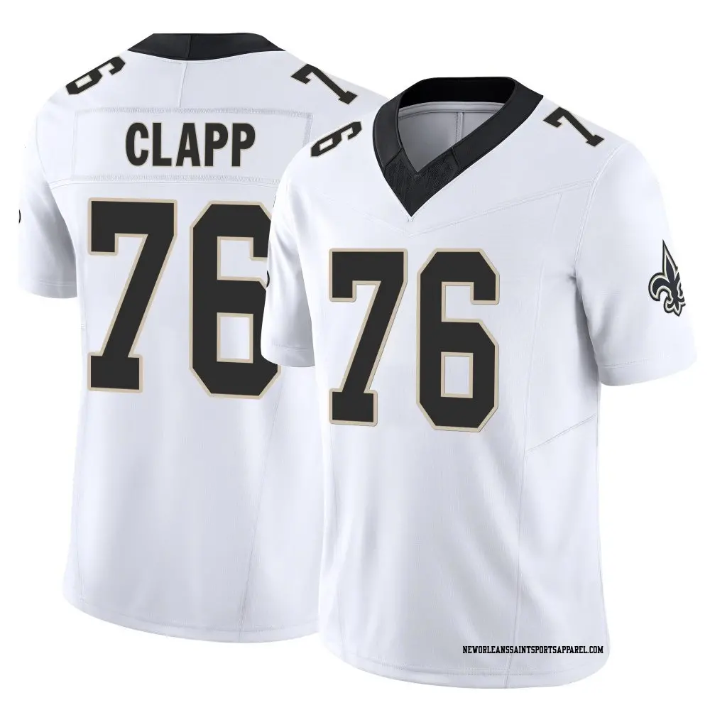 Limited White Youth Will Clapp New Orleans Saints Vapor F.U.S.E. Jersey